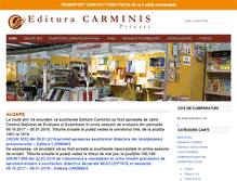 Tablet Screenshot of carminis.ro